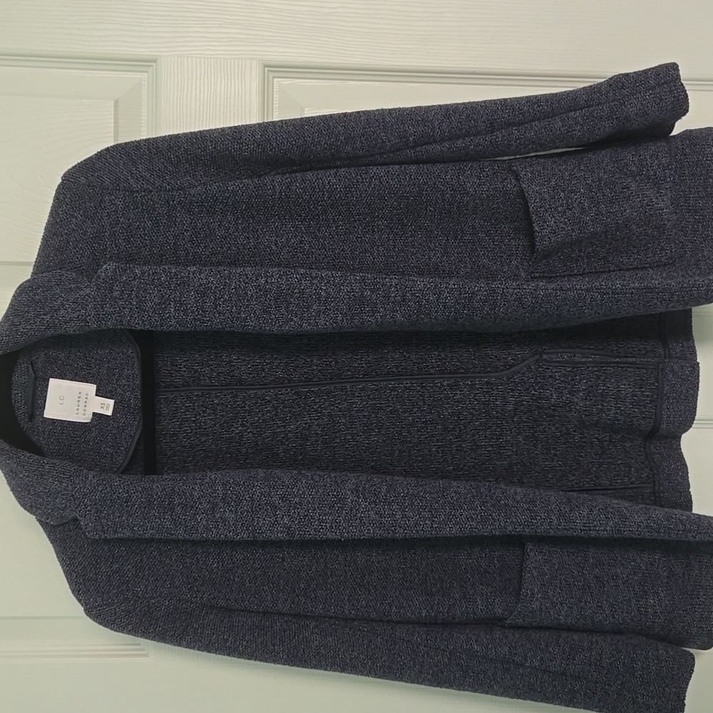 Lauren Conrad blue blazer knit jacket women’s size xs